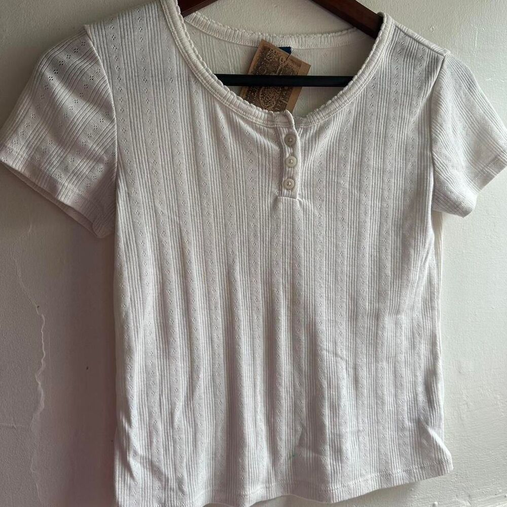 Old-navy Women's White Crop-top